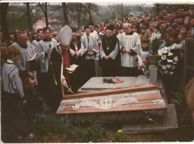 Pogrzeb Księdza Jana Mleczki 1990r.