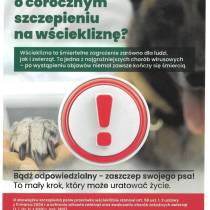 Wścieklizna - śmiertelne zagrożenie dla ludzi i zwierząt!