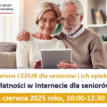 Urząd Komisji Nadzoru Finansowego zaprasza seniorów i ich opiekunów na webinarium „Bezpieczne płatności w Internecie dla seniorów – II termin