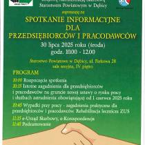 Spotkanie informacyjne dla przedsiębiorców i pracodawców