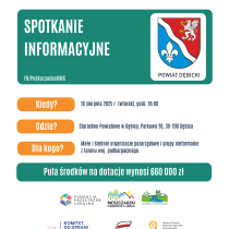 Zapraszamy na spotkanie informacyjne