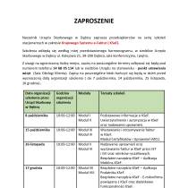 Zaproszenie na szkolenia w zakresie Krajowego Systemu e-Faktur