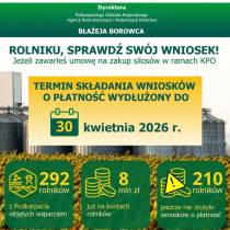 Komunikat Dyrektora Podkarpackiego Oddziału Regionalnego Agencji Restrukturyzacji i Modernizacji Rolnictwa