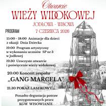 Zaproszenie na otwarcie wieży widokowej