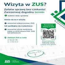 Rezerwuj wizyty w Zakładzie Ubezpieczeń Społecznych i wygodnie załatwiaj swoje sprawy