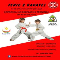 Ferie z karate - bezpłatne treningi