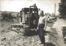 Prace ziemne przy budowie LO w Jodłowej  1968r.