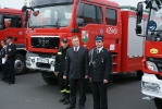 Poświęcenie i przekazanie samochodów strażackich