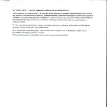 Certyfikat QMO - termin uzyskania upływa 30 września 2026r. !