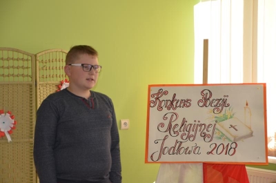 Gminny Konkurs Recytatorski Poezji Religijnej w Jodłowej 2018_13